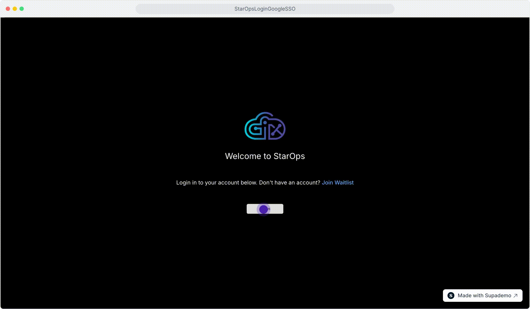 StarOps Login