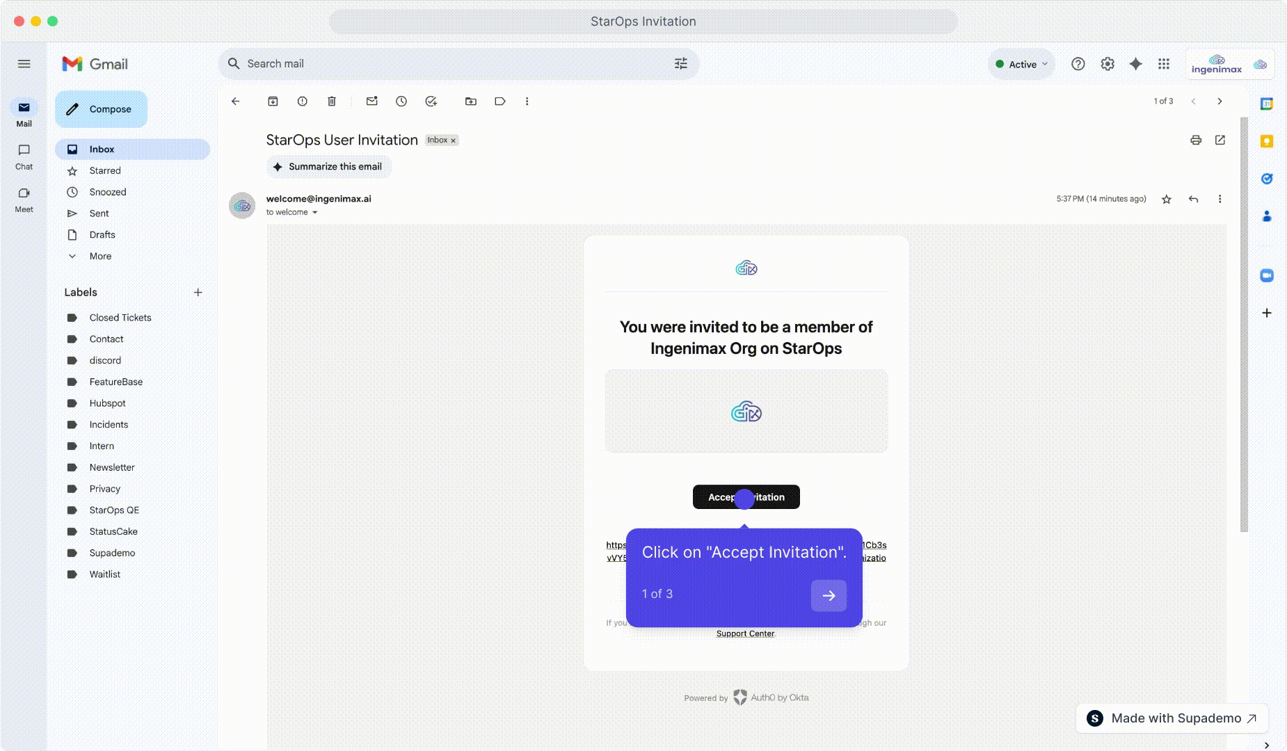 eMail Invitation Tutorial